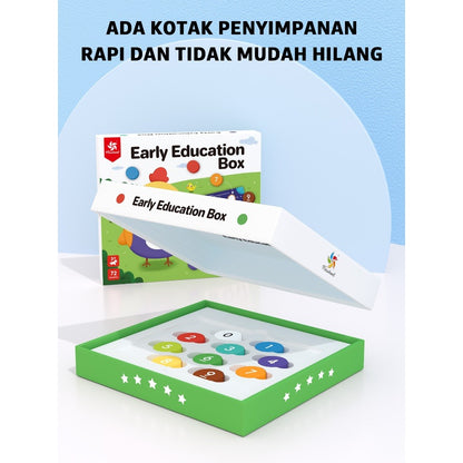 Pinwheel Early Education Box Mainan Montessori Anak 2 6 Tahun Latihan Kognitif Motorik Sensori