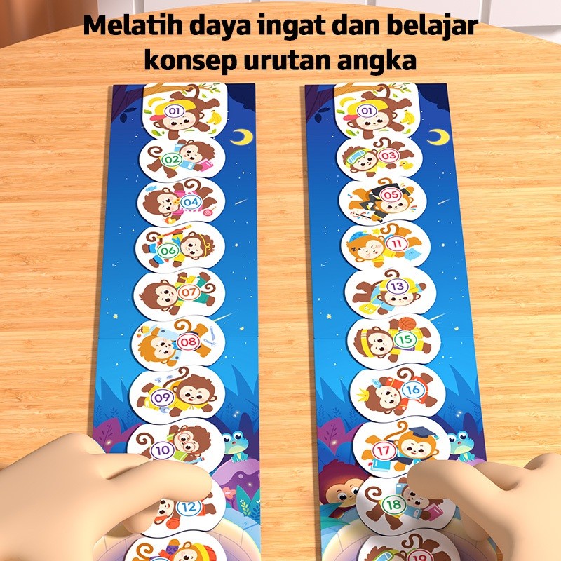 PinwheelToys Monkey Fishing for the Moon – Mainan Edukasi Anak Interaktif untuk Latih Logika & Fokus