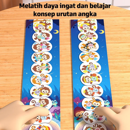 PinwheelToys Monkey Fishing for the Moon – Mainan Edukasi Anak Interaktif untuk Latih Logika & Fokus