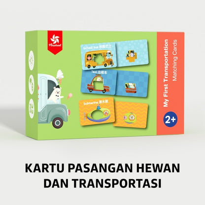 Pinwheel My First Animal Matching Cards Mainan Edukasi Anak Balita Kartu Pencocokan Hewan
