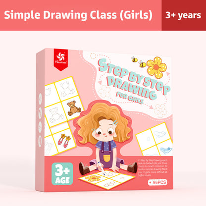Pinwheel Step by Step Drawing Mainan Edukasi Belajar Menggambar Anak Papan Lukis 3 Tahun Ke Atas