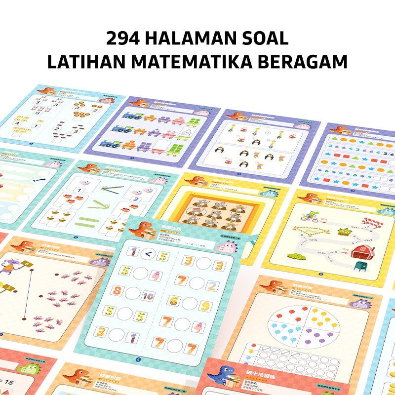 Pinwheel Latihan Pemahaman Angka Matematika Penjumlahan Pengurangan Anak Usia 3 Hingga 7 Tahun