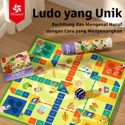 Pinwheel Permainan Ludo Catur Pesawat Mainan Edukasi Latih Konsentrasi Anak Usia 3 Tahun Ke Atas