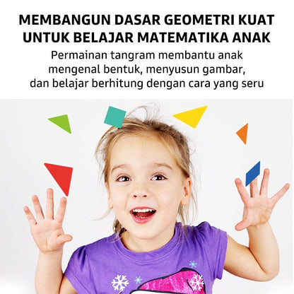 Pinwheel Magnetic Tangrams Deluxe Set Permainan Edukasi Latih Imajinasi Logika 3 Tahun Ke Atas