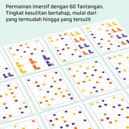 Pinwheel Mainan Edukasi Bentuk L Kayu Latih Logika Penalaran Geometri Teka-Teki Anak 4 Tahun Ke Atas