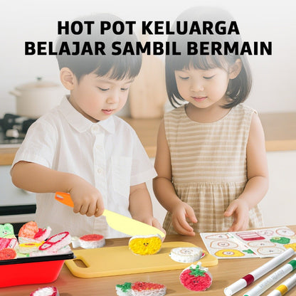 Pinwheel Hotpot Party Mainan Simulasi Masak DIY Latih Koordinasi Dan Imajinasi Anak 3 Sampai 6 Tahun
