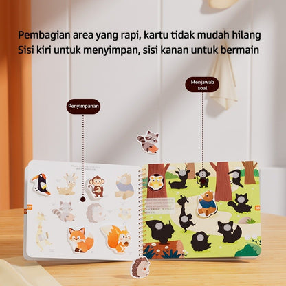 Pinwheel Busy Book Buku Aktivitas Early Learning Mainan Edukasi Balita Montessori Velcro Set 1 Buku