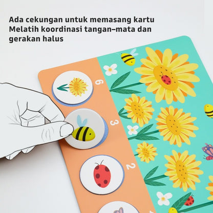 Pinwheel Mainan Edukasi Matching Fun Latih Konsentrasi Motorik Halus Anak TK Usia 3 Hingga 6 Tahun