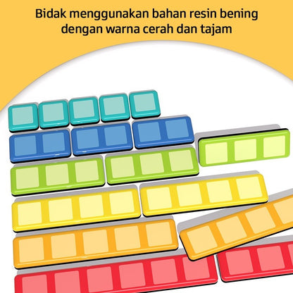Pinwheel Number Grid Permainan Magnetik Edukasi Latih Logika Matematika Konsentrasi 3 Tahun Ke Atas