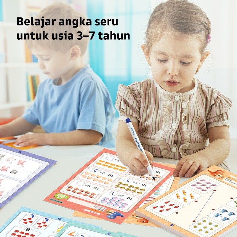 Pinwheel Latihan Pemahaman Angka Matematika Penjumlahan Pengurangan Anak Usia 3 Hingga 7 Tahun