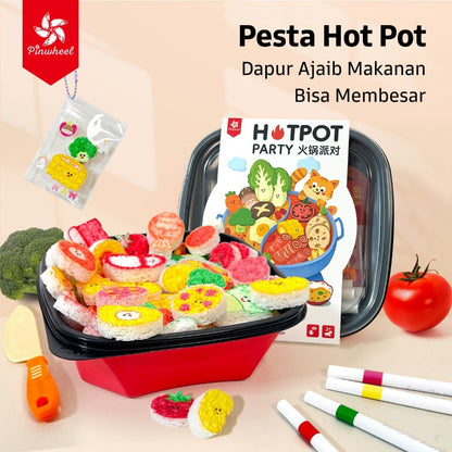 Pinwheel Hotpot Party Mainan Simulasi Masak DIY Latih Koordinasi Dan Imajinasi Anak 3 Sampai 6 Tahun