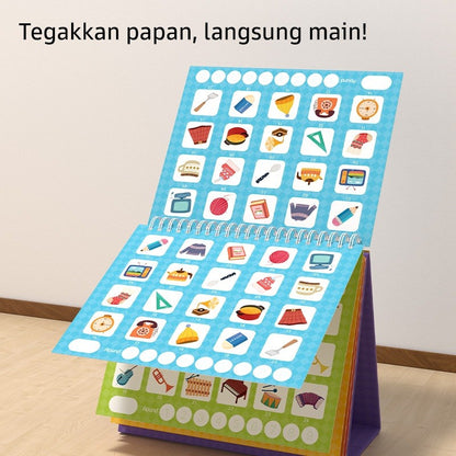 Pinwheel Guess Who I Am Mainan Edukatif Tebak Tebakan Keluarga Latihan Berbicara dan Logika