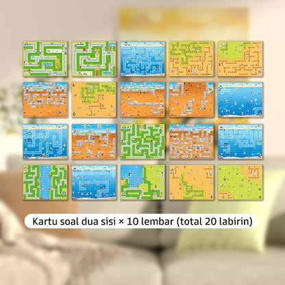 Pinwheel Amazing Mazes Permainan Labirin 3D Edukasi Anak 3 Tahun Ke Atas Latih Konsentrasi Logika
