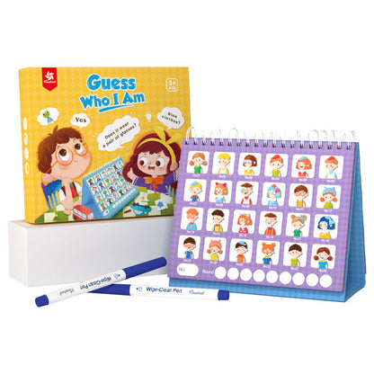 Pinwheel Guess Who I Am Mainan Edukatif Tebak Tebakan Keluarga Latihan Berbicara dan Logika
