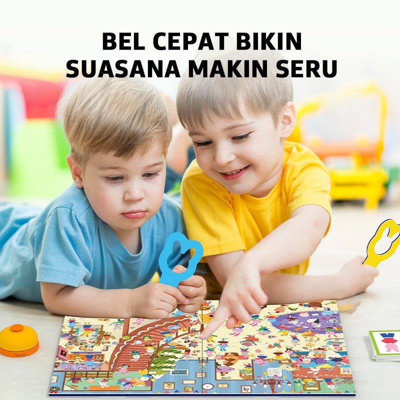 Pinwheel Permainan Papan Pesta Dansa Kelinci Edukasi Logika Observasi Anak Usia 3 Tahun Ke Atas