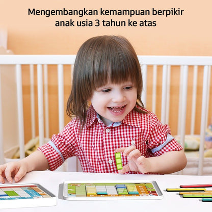 Pinwheel Number Grid Permainan Magnetik Edukasi Latih Logika Matematika Konsentrasi 3 Tahun Ke Atas