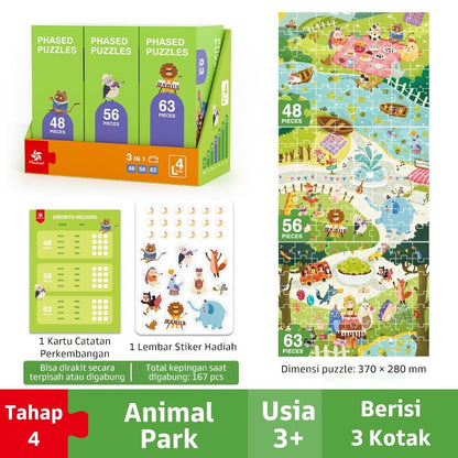 Pinwheel Phased Puzzle Anak Bertingkat Edukasi Melatih Fokus Motorik Halus Usia 1.5 Tahun Ke Atas