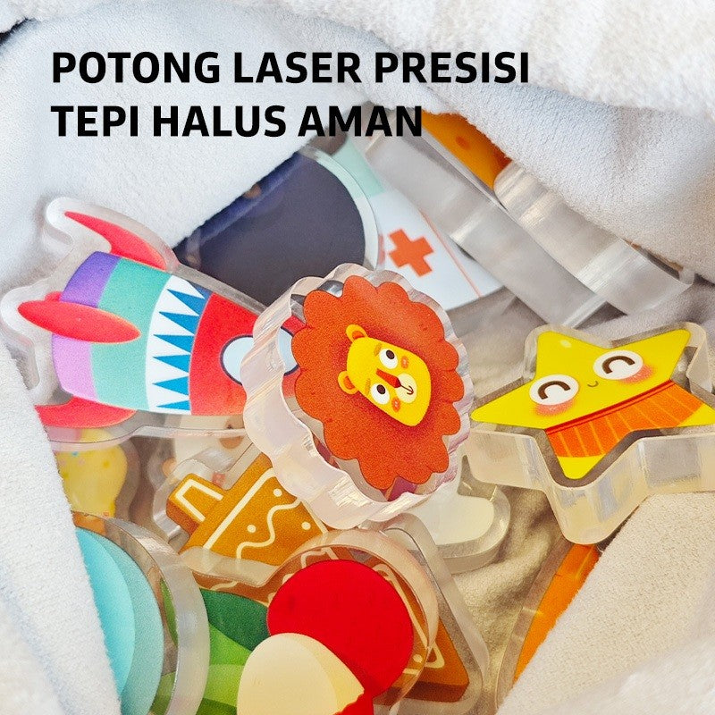 Pinwheel Touch and Match Mainan Sensorik Montessori Latihan Sentuh Cocokkan Usia 2 Tahun Ke Atas
