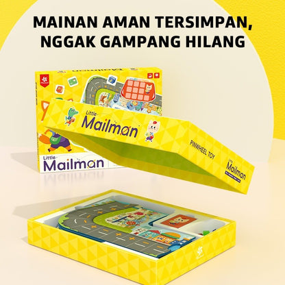 Pinwheel Permainan Kurir Kecil Mainan Edukasi Belajar Berhitung Matematika Usia 3 Tahun Ke Atas