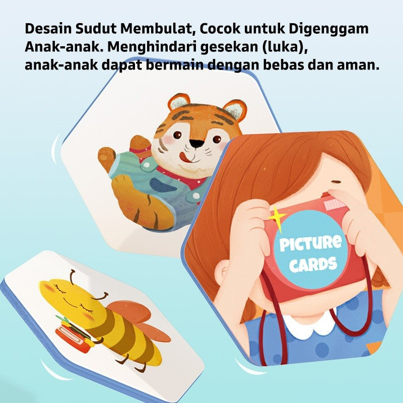 Pinwheel Card Matching Permainan Kartu Edukasi Latih Memori Koordinasi Tangan Mata 3 Tahun Ke Atas