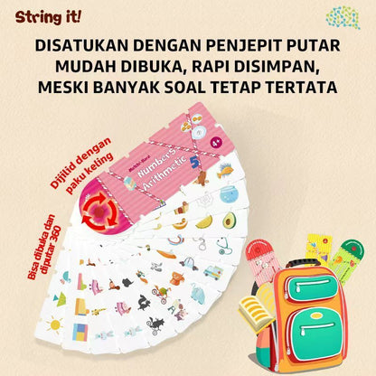 Pinwheel String It Mainan Tali Edukasi Latih Logika Pengamatan Koordinasi Tangan Mata Anak 3 Tahun