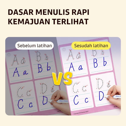 Pinwheel PenPal Kartu Latihan Kontrol Pena Bisa Dihapus Mainan Edukasi Preschool Anak 3 Tahun