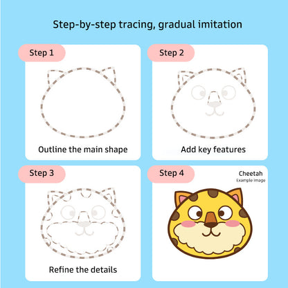 Pinwheel Step by Step Drawing Mainan Edukasi Belajar Menggambar Anak Papan Lukis 3 Tahun Ke Atas
