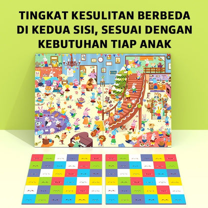 Pinwheel Permainan Papan Pesta Dansa Kelinci Edukasi Logika Observasi Anak Usia 3 Tahun Ke Atas