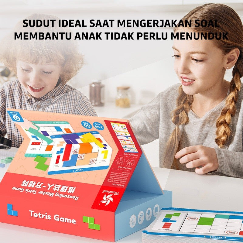 Pinwheel Reasoning Master Mainan Logika Penalaran Spasial Latih Konsentrasi Anak Usia 4 Tahun