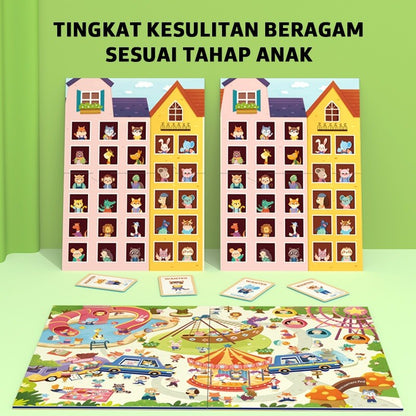 Pinwheel Police Catching Thief Boardgame Mainan Edukatif Latih Fokus Interaksi Keluarga Anak 3 Tahun