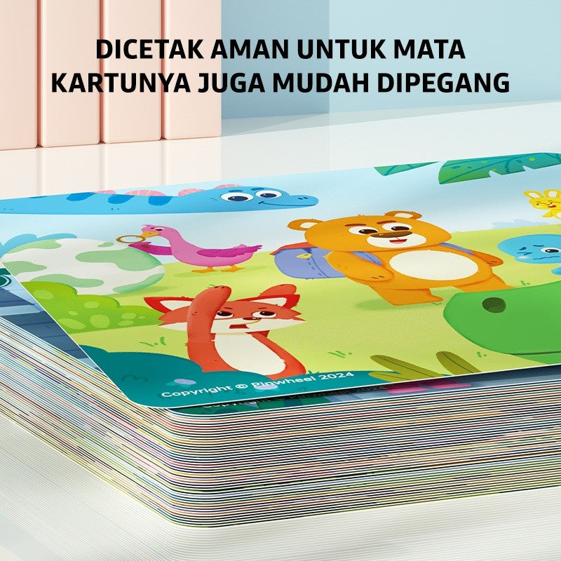 Pinwheel Animal Detective Mainan Edukatif Magnetik Latih Logika Kognisi Anak Usia 3 Tahun Ke Atas