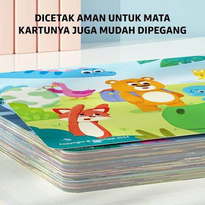Pinwheel Animal Detective Mainan Edukatif Magnetik Latih Logika Kognisi Anak Usia 3 Tahun Ke Atas