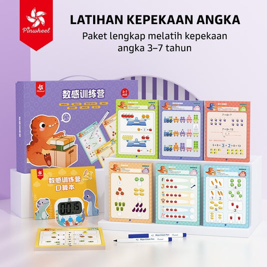 Pinwheel Latihan Pemahaman Angka Matematika Penjumlahan Pengurangan Anak Usia 3 Hingga 7 Tahun