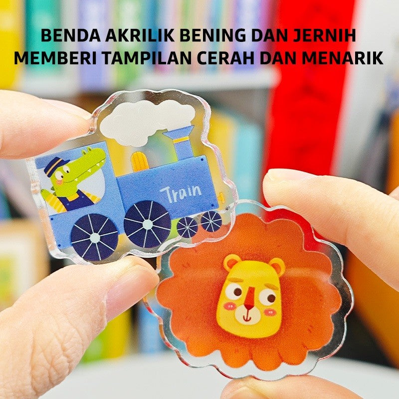 Pinwheel Touch and Match Mainan Sensorik Montessori Latihan Sentuh Cocokkan Usia 2 Tahun Ke Atas