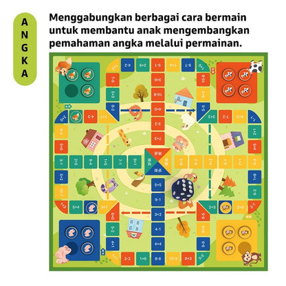 Pinwheel Permainan Ludo Catur Pesawat Mainan Edukasi Latih Konsentrasi Anak Usia 3 Tahun Ke Atas