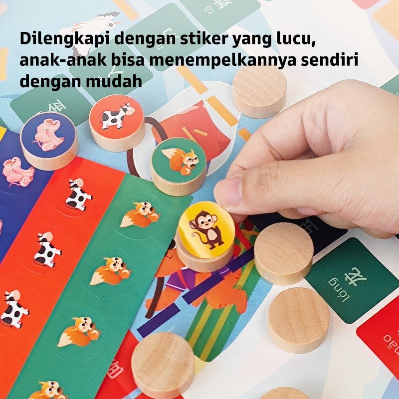 Pinwheel Permainan Ludo Catur Pesawat Mainan Edukasi Latih Konsentrasi Anak Usia 3 Tahun Ke Atas