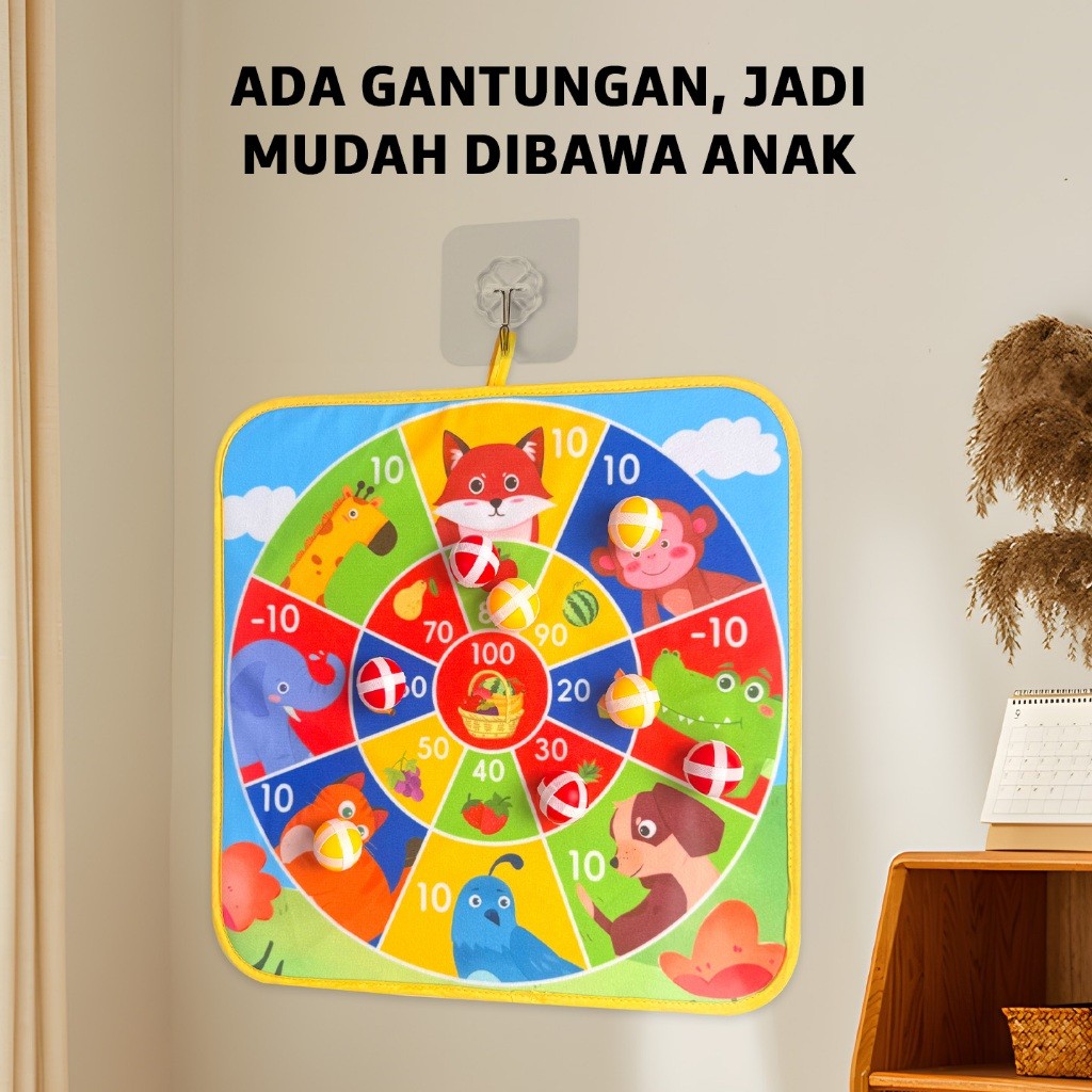 Pinwheel Strategic Sticky Ball Mainan Bola Perekat Dua Sisi Latihan Koordinasi Anak Frisbee Keluarga