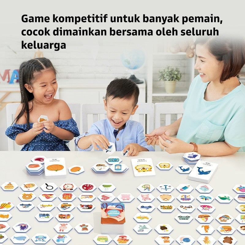 Pinwheel Card Matching Permainan Kartu Edukasi Latih Memori Koordinasi Tangan Mata 3 Tahun Ke Atas