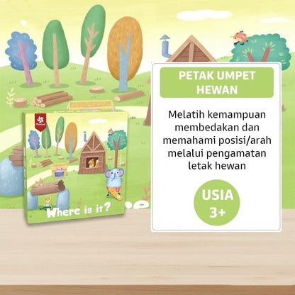 Pinwheel Mainan Edukasi Papan Kayu Seri Hewan Latih Warna Angka Logika Motorik Halus 3 Tahun Ke Atas