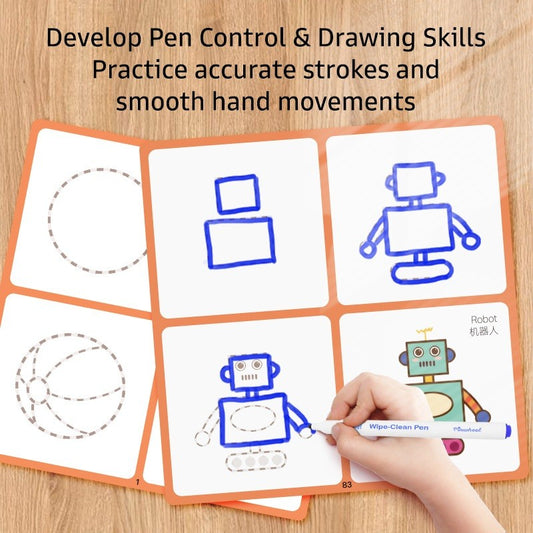 Pinwheel Step by Step Drawing Mainan Edukasi Belajar Menggambar Anak Papan Lukis 3 Tahun Ke Atas