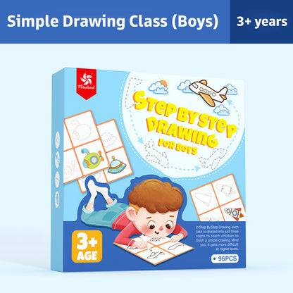 Pinwheel Step by Step Drawing Mainan Edukasi Belajar Menggambar Anak Papan Lukis 3 Tahun Ke Atas