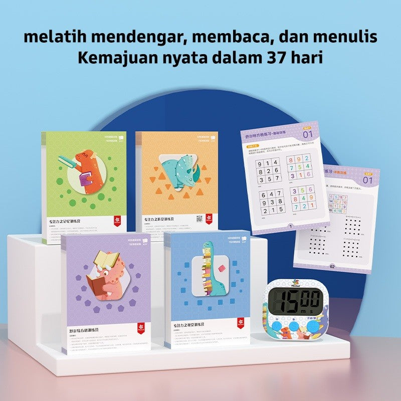 Pinwheel Schulte Mainan Edukasi Latihan Fokus Konsentrasi Alat Belajar Anak Usia 7 Hingga 12 Tahun