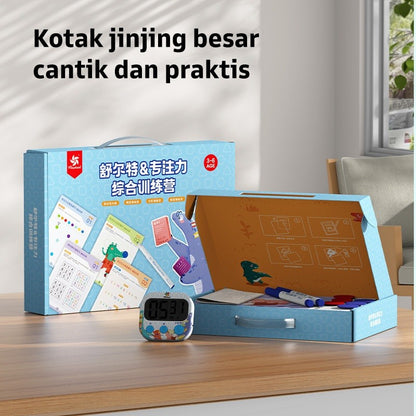 Pinwheel Schulte Mainan Edukasi Latihan Fokus Konsentrasi Alat Belajar Anak Usia 7 Hingga 12 Tahun