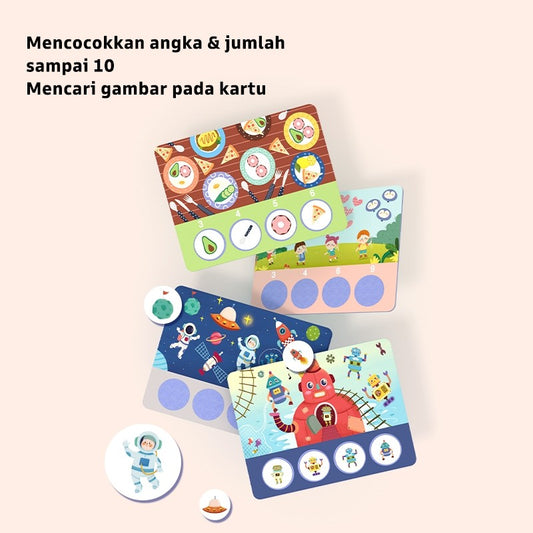 Pinwheel Mainan Edukasi Matching Fun Latih Konsentrasi Motorik Halus Anak TK Usia 3 Hingga 6 Tahun