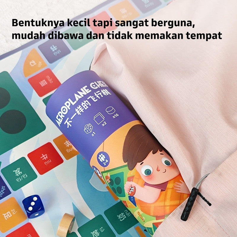 Pinwheel Permainan Ludo Catur Pesawat Mainan Edukasi Latih Konsentrasi Anak Usia 3 Tahun Ke Atas