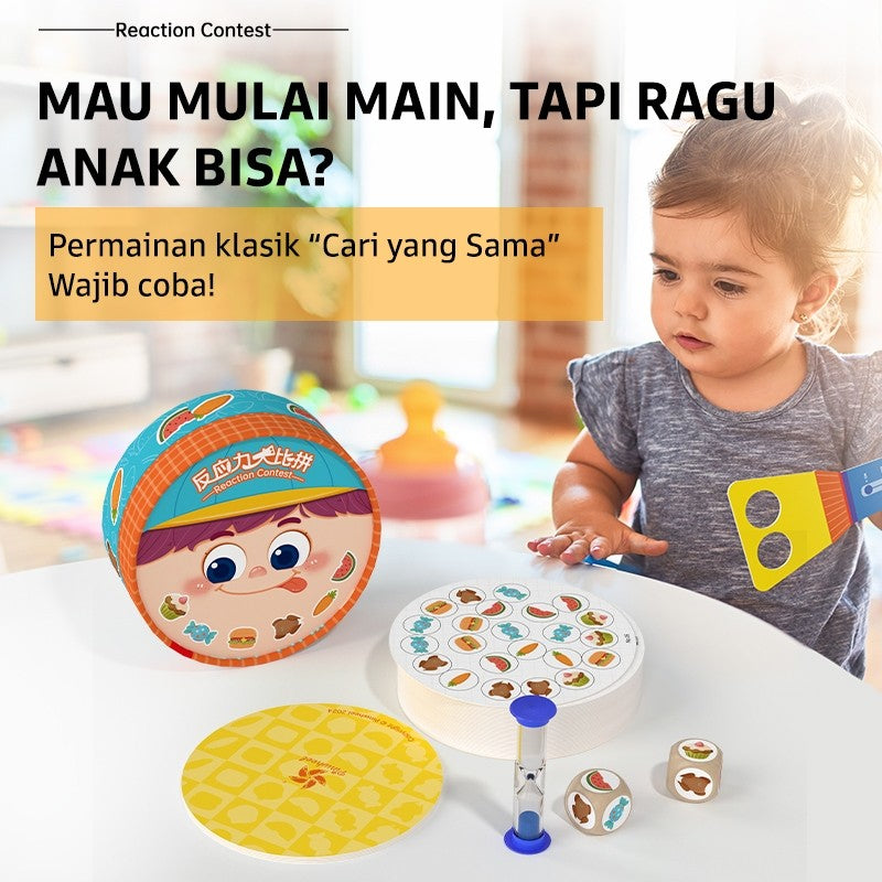Pinwheel Reaction Contest Mainan Edukasi Latih Reaksi Konsentrasi Pengamatan Anak 3 Tahun Ke Atas