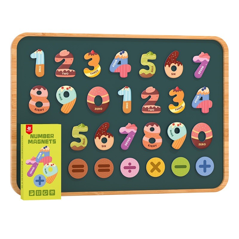 Pinwheel Number & Letter Fridge Magnets Mainan Edukasi Magnet Huruf Angka Kulkas Papan Tulis Anak 3+
