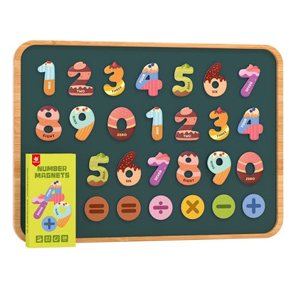 Pinwheel Number & Letter Fridge Magnets Mainan Edukasi Magnet Huruf Angka Kulkas Papan Tulis Anak 3+