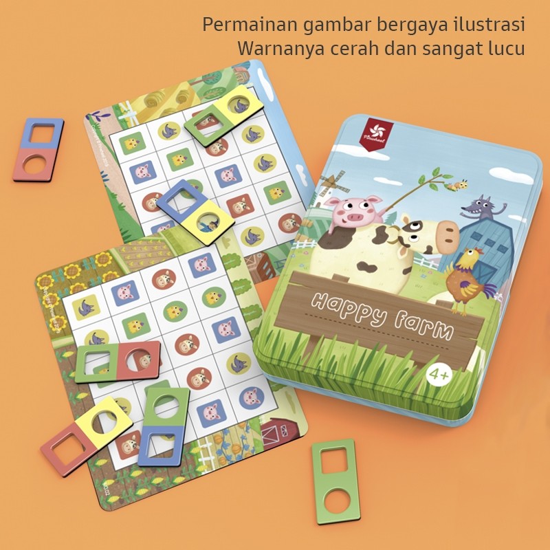 Pinwheel Magnet Cocok Cocokan Around the World Mainan Edukasi Latih Wawasan Anak TK 3 Hingga 6 Tahun