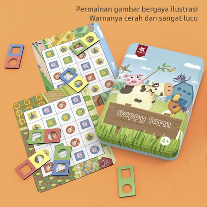 Pinwheel Magnet Cocok Cocokan Around the World Mainan Edukasi Latih Wawasan Anak TK 3 Hingga 6 Tahun